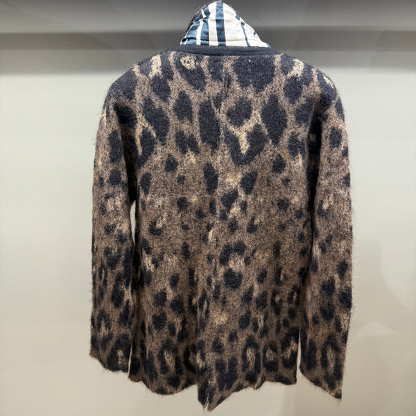 GIACCA MOHAIR LEOPARDATA