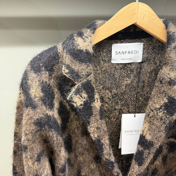 GIACCA MOHAIR LEOPARDATA