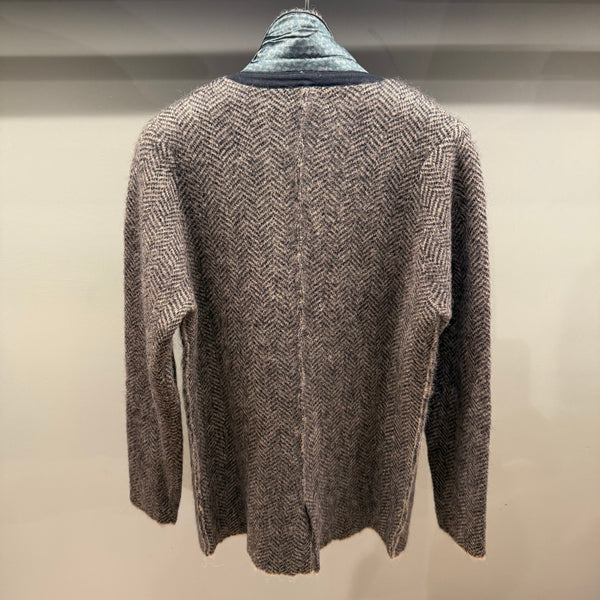 GIACCA MOHAIR SPINATA