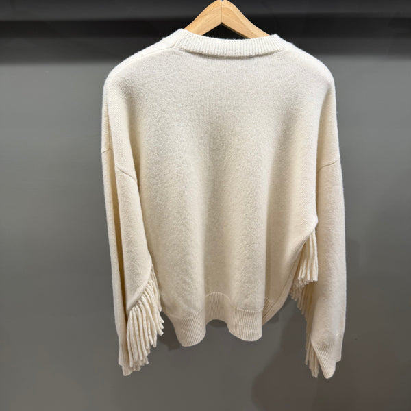MAGLIONE CON FRANGE