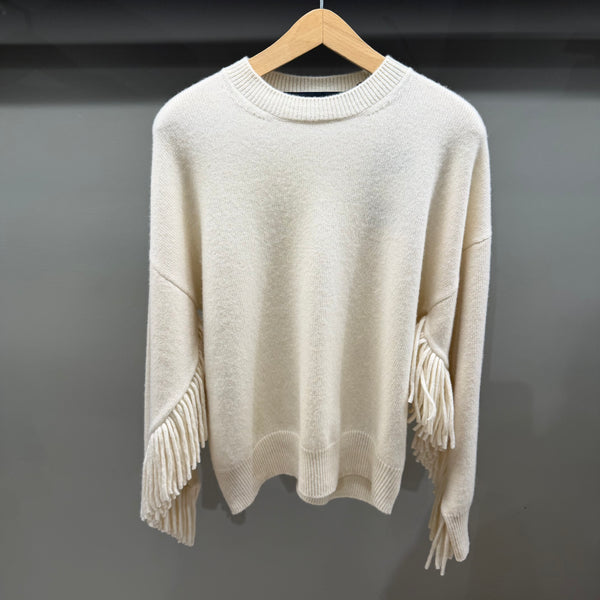 MAGLIONE CON FRANGE