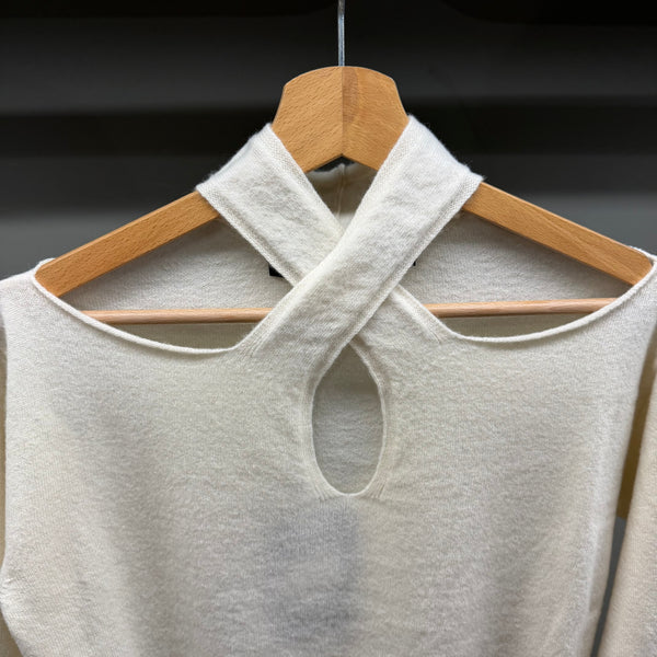 MAGLIA COLLO INCROCIATO