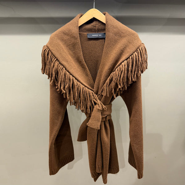 CARDIGAN CON FRANGE