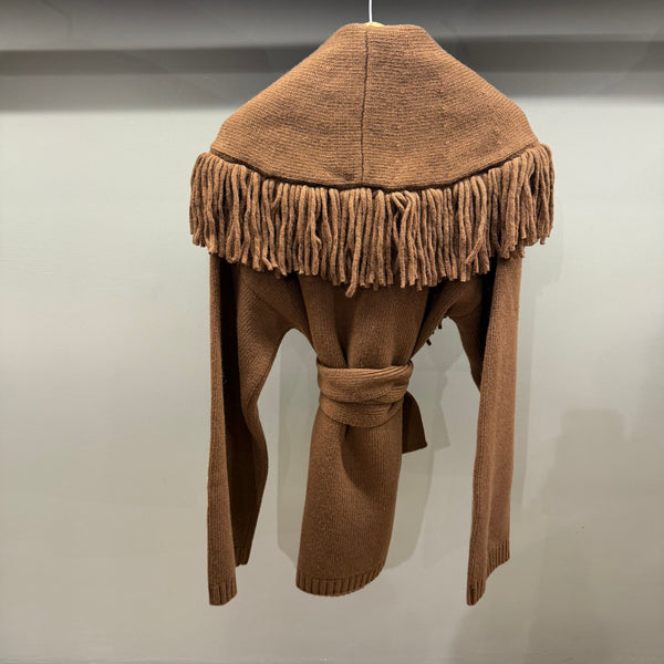 CARDIGAN CON FRANGE