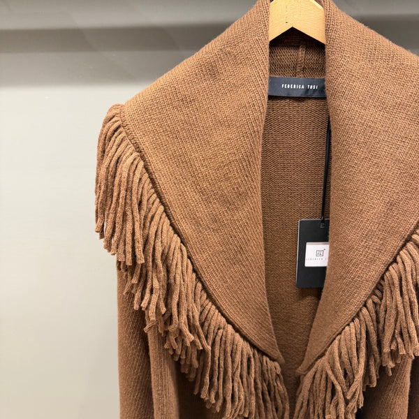 CARDIGAN CON FRANGE